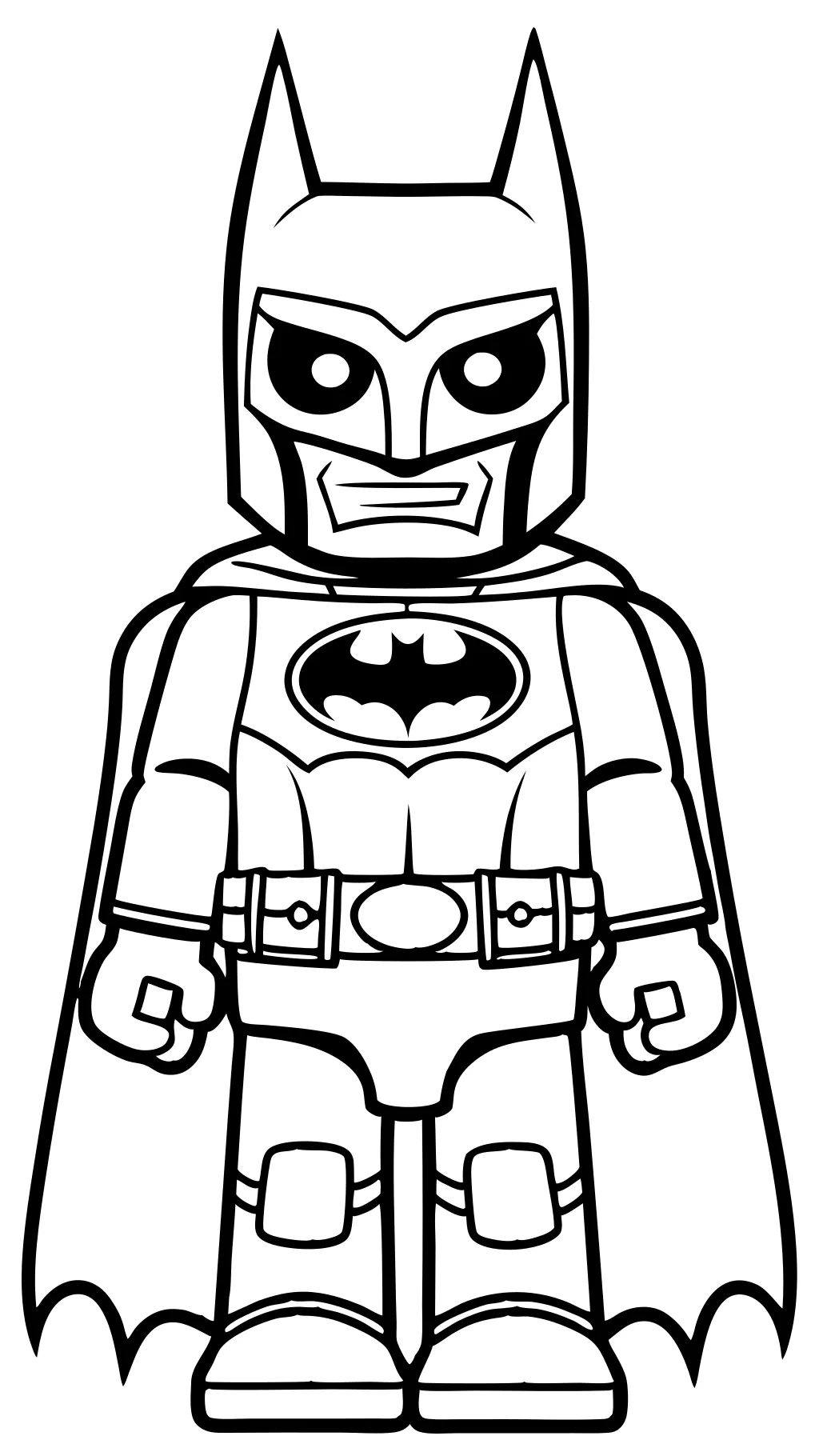 Página para colorear de Batman Lego